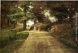 Theodore Clement Steele An Indiana Road painting